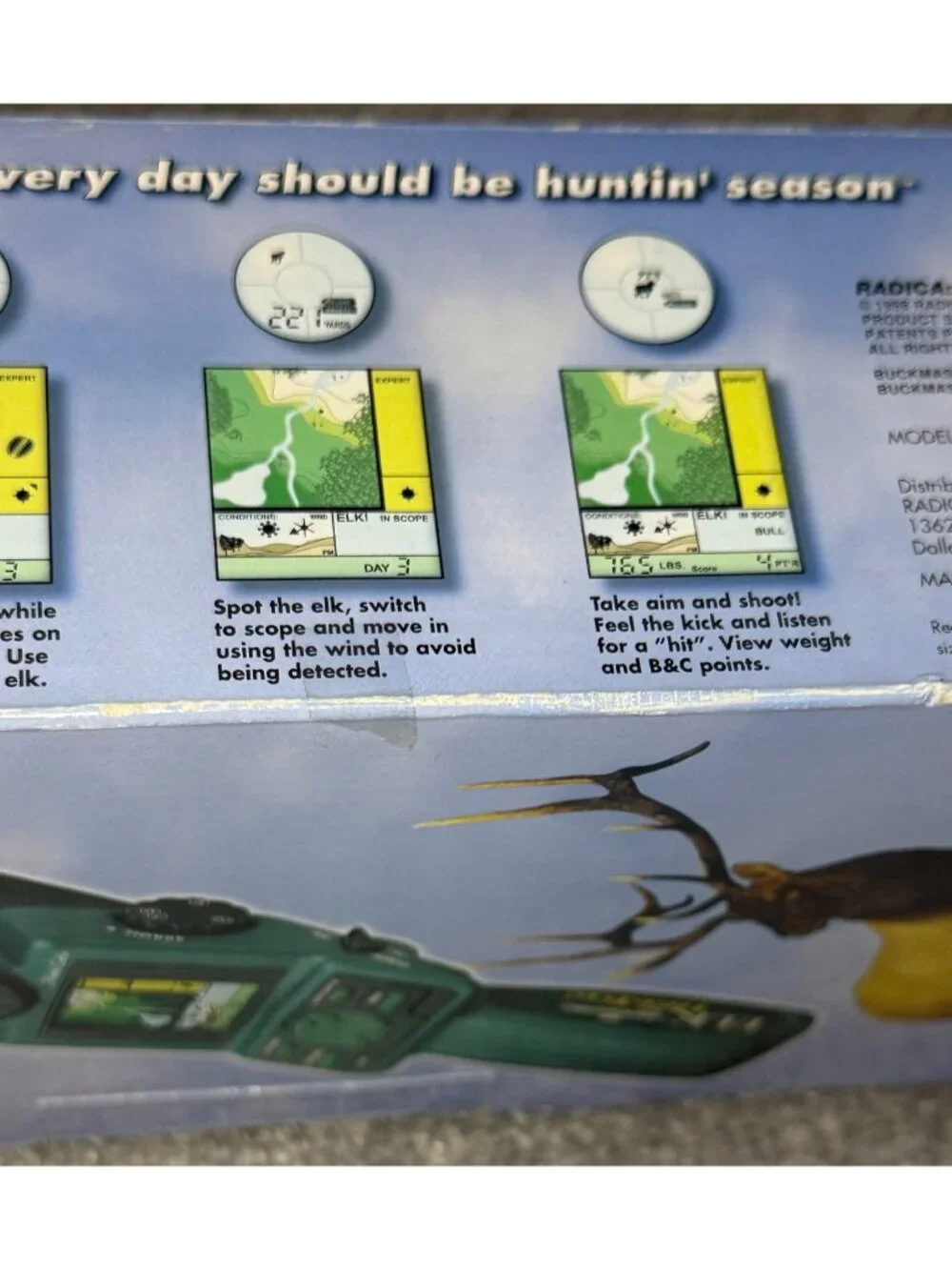 BuckMasters Simulated Elk Huntin' Rifle Game Monte Carlo By Radica